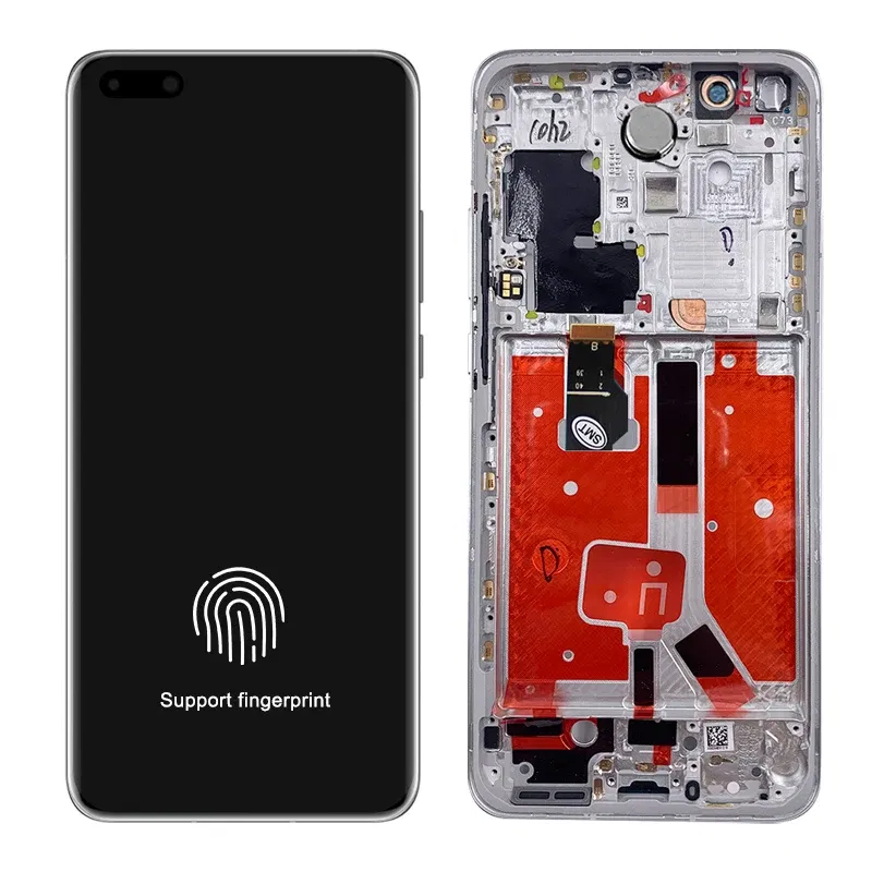Color: Khaki, Ships From: CHINA - New 6.58"NEW P40 Pro Screen Replacement for huawei P40 Pro LCD display ELS-NX9 ELS-N04 Touch Screen Digital with Frame