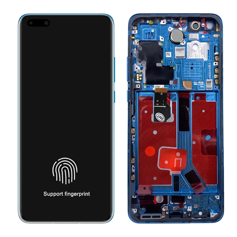 Color: Khaki, Ships From: CHINA - New 6.58"NEW P40 Pro Screen Replacement for huawei P40 Pro LCD display ELS-NX9 ELS-N04 Touch Screen Digital with Frame