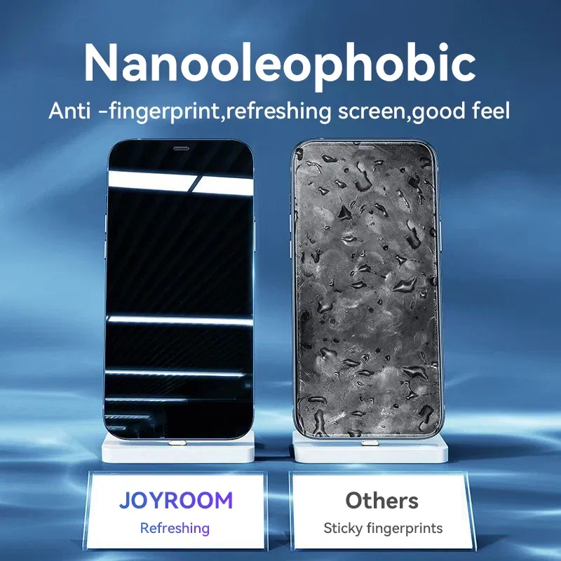 Bundle: Bundle1, Material: pet - Joyroom 1/2/3pcs 9D Screen Protector Tempered Glass for iPhone 16 15 14 13 12 11 Pro Max Protective Glass for iPhone 15 Pro Max