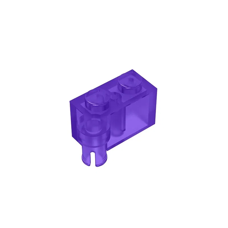 Color: Clear - Gobricks GDS-810 HINGE 1X2 UPPER PART compatible with lego 3830 children's DIY Educational Building Blocks Technical