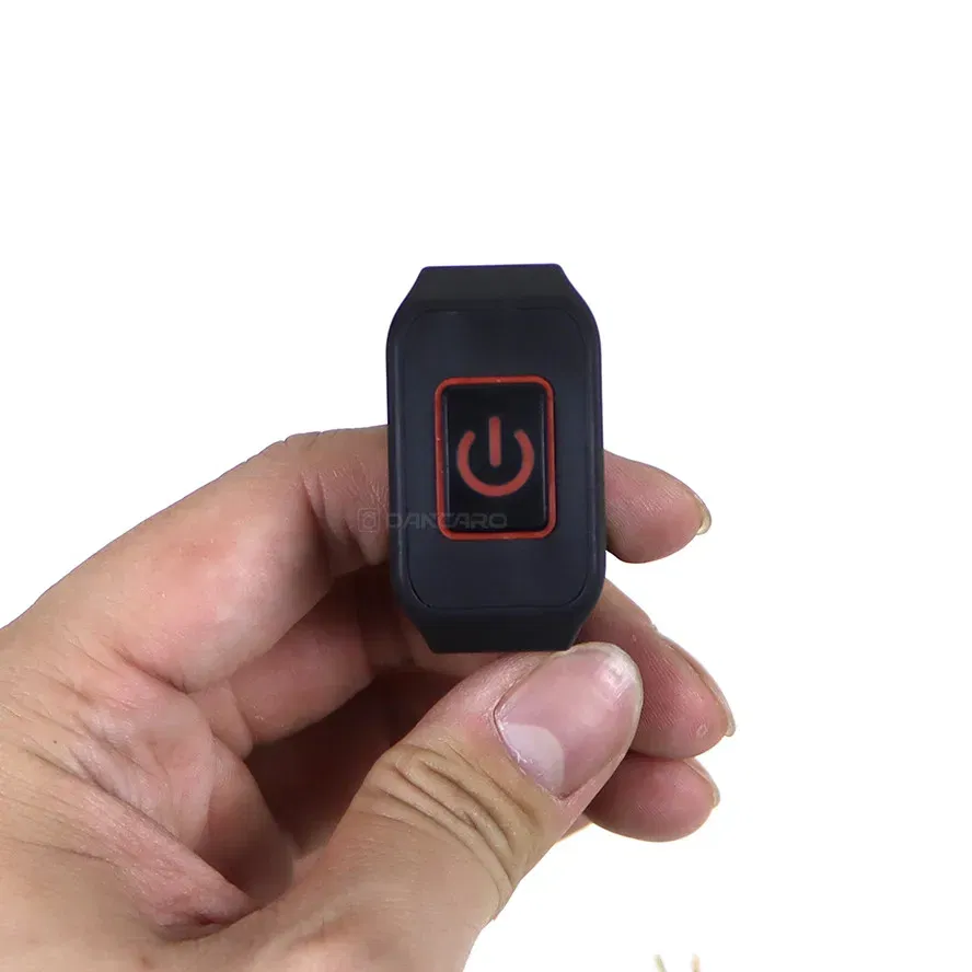 Color: Army Green - Motorcycle Handlebar Switch with LED Light 7/8'' 22mm Momentry Buttton for Electric Star Kill Waterproof Control Switch Button
