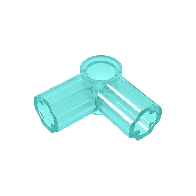 Color: Blue - Gobricks GDS-921 Technical, Axle and Pin Connector Angled #6 - 90 degrees compatible with lego 32014 pieces of children's DIY