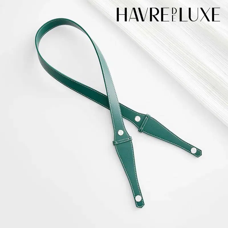 Color: green - Bag extended shoulder strap for Goyard Bowling 25 toiletries bag handle shoulder replacement strap bag modification accessories