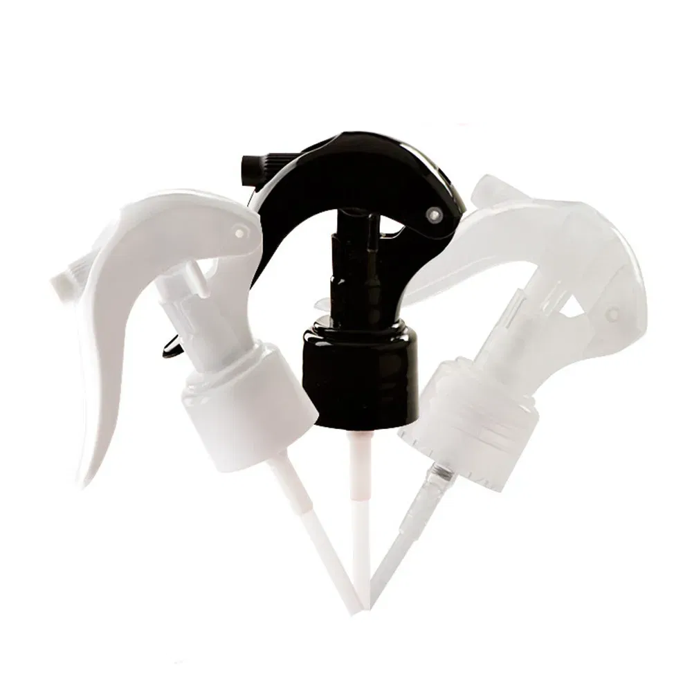 Color: black, Specifications: 60ml - Plastic 24-410 28-410 mini trigger sprayer with 6.3 inch dip tube with lock button