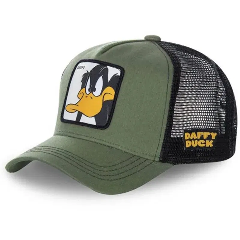 Color: Other, Size: Adjustable - Hot Sale Unisex Anime Cartoon Cap High Quality Patch Draw Baseball Cap Men Trucker Hat