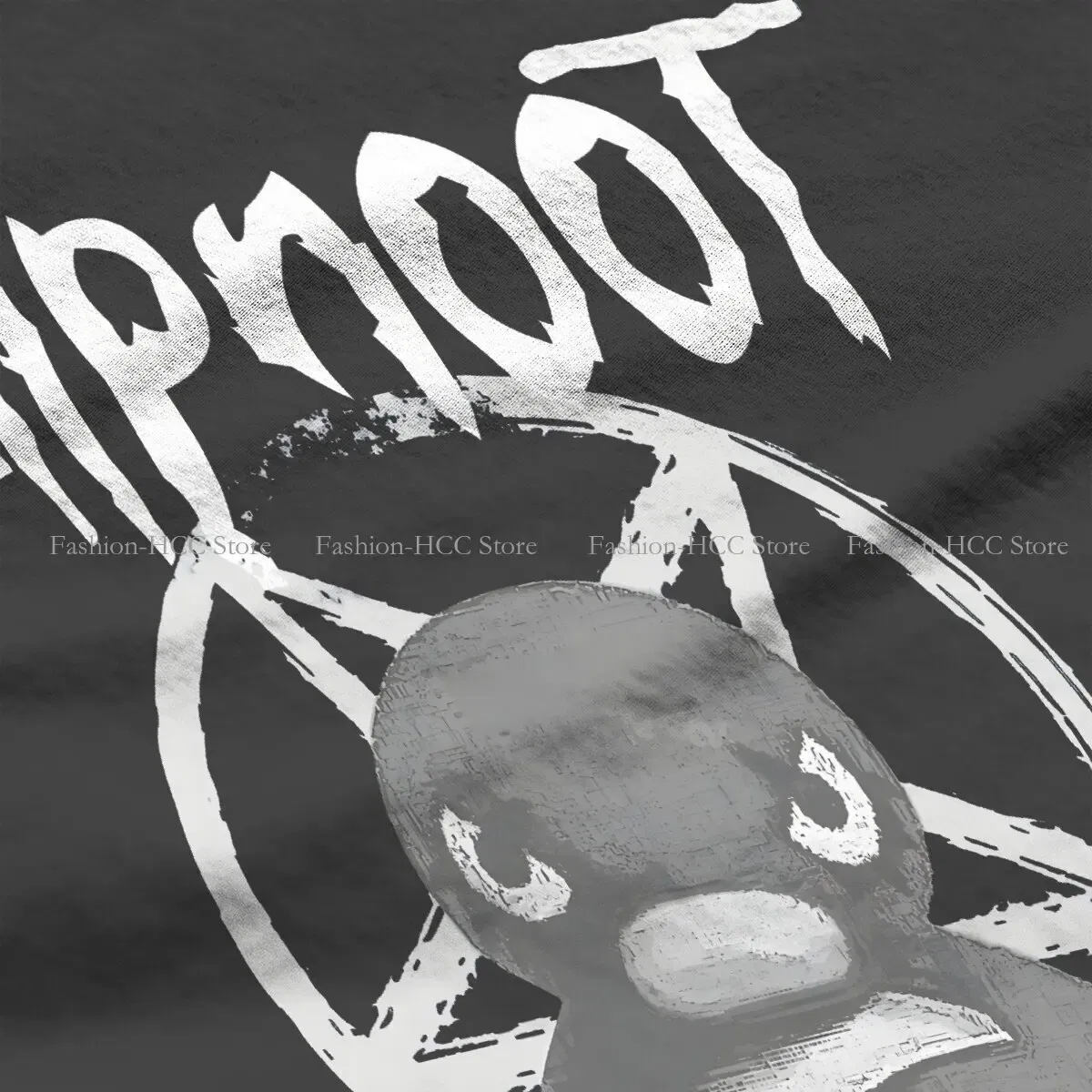 Color: black, Size: XXL - Slipnoot White Print Style Polyester TShirt Pingu Cartoon Comfortable Hip Hop Gift Clothes T Shirt Stuff