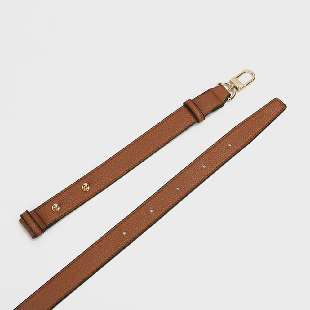 Color: Orange - Genuine Leather Handbag Strap Shoulder Crossbody Bag Strap Modifications Wide Shoulder Strap Replacement Strap