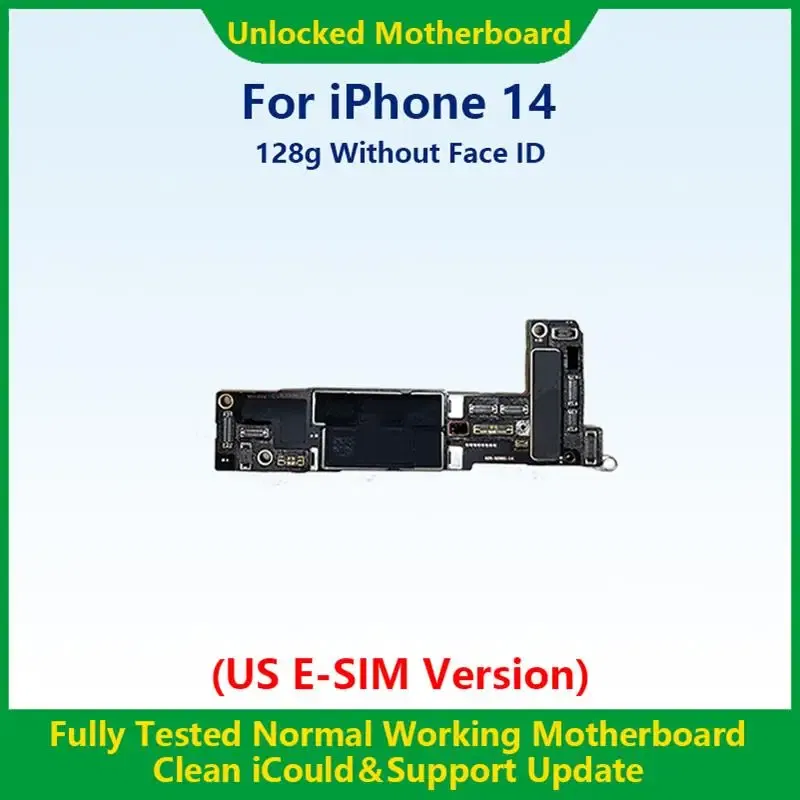 Color: Green/Black, Ships From: CHINA - Top 100%Working Fully Tested Mainboard For iPhone 14 Pro Max Unlocked Motherboard With Face ID Cleaned iCloud US E-SIM Version