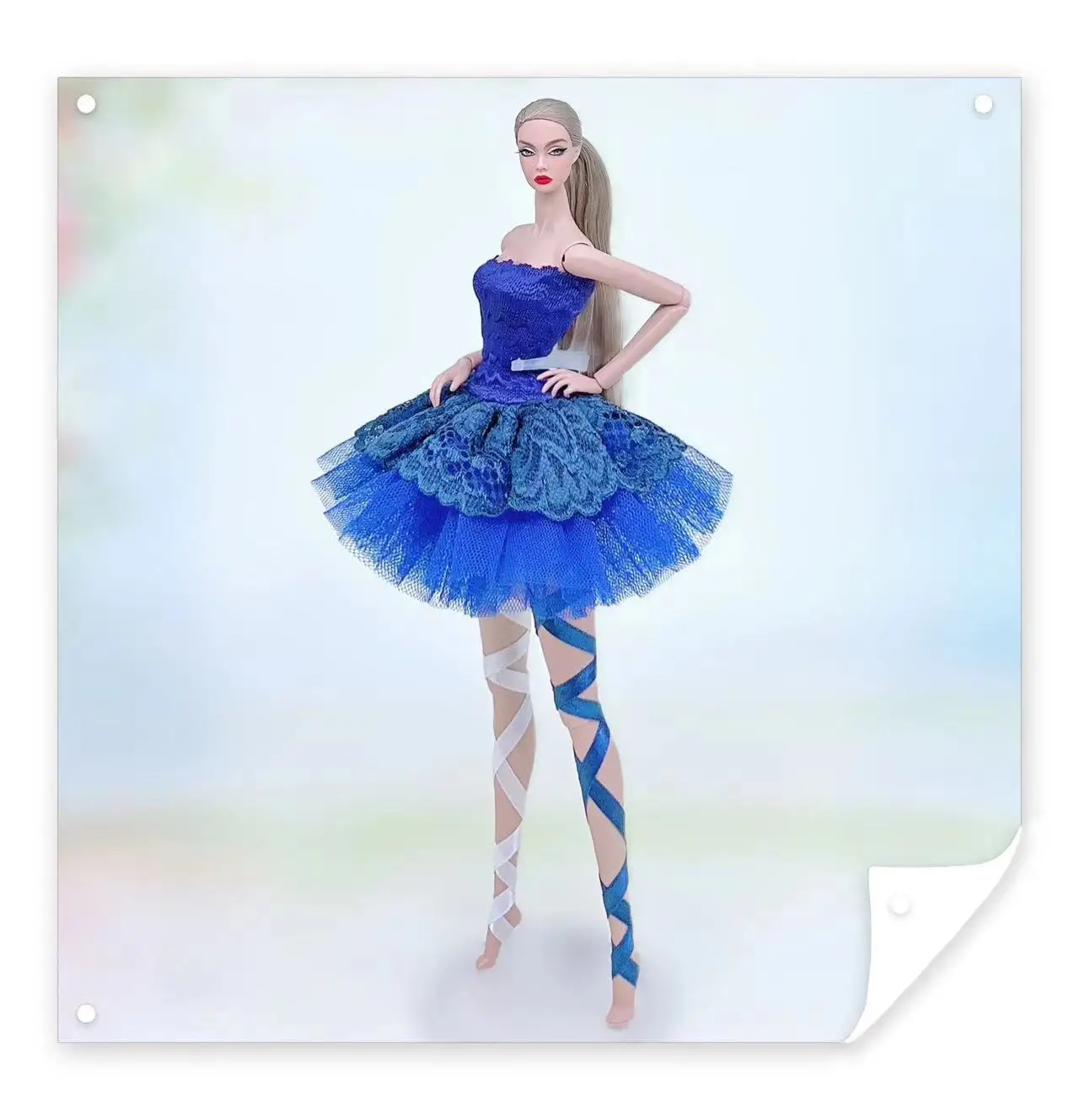 Color: VIOLET - for clothes for barbie ballerina