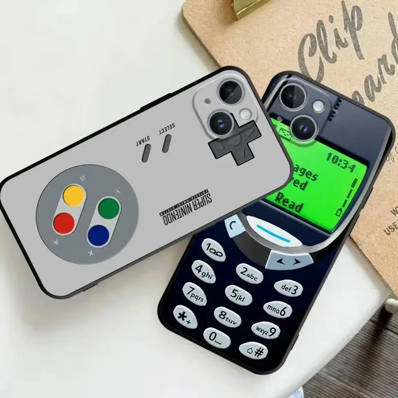 Color: Beige, Material: Nylon - Retro Camera Games Phone Case For Samsung Galaxy S10 S20 S21 S22 S23 S24 FE Plus Ultra Note 20 Mobile Cover Shell
