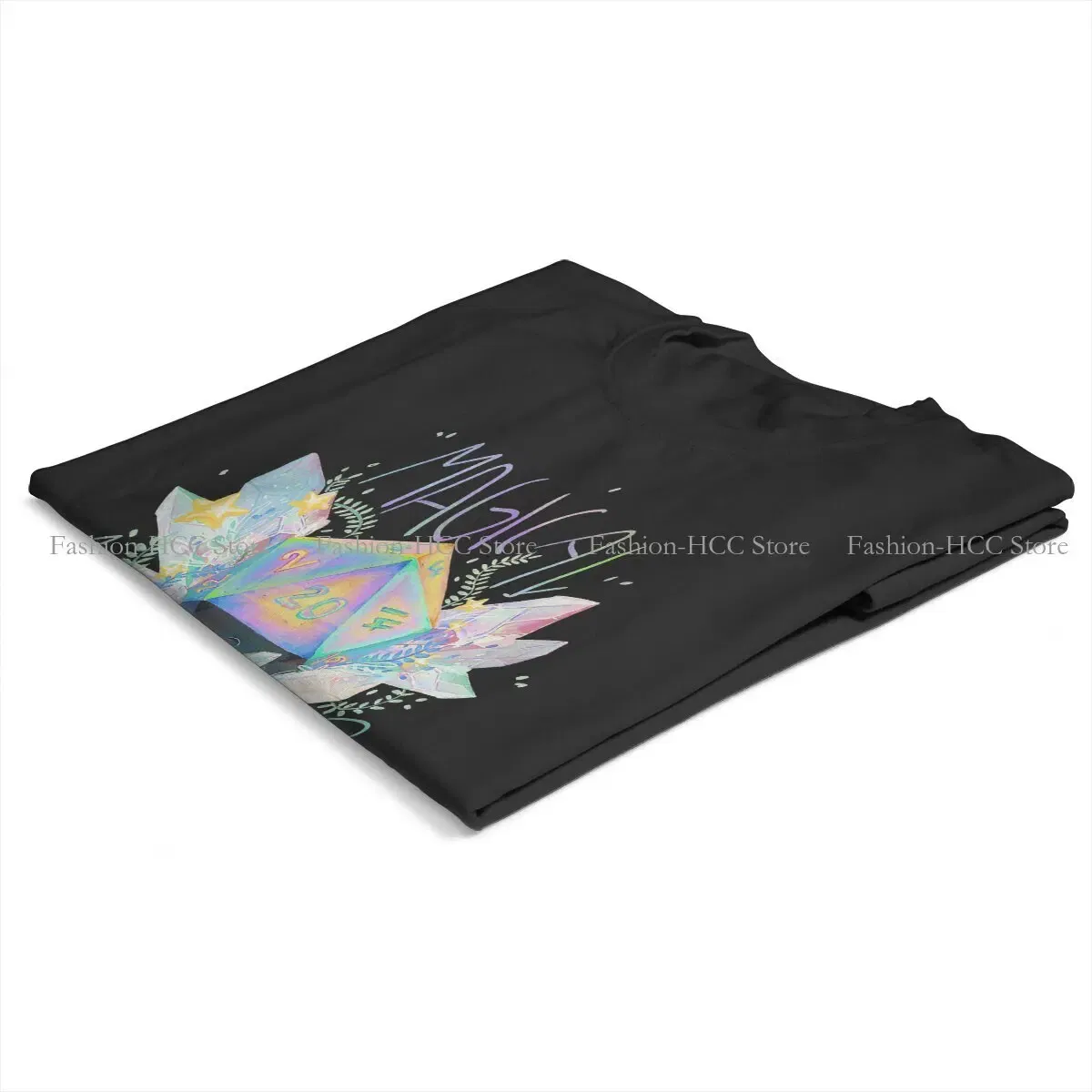 Color: black, Size: L - Magical Nerd Club Style Polyester TShirt DND Game Comfortable Creative Gift Idea T Shirt Stuff