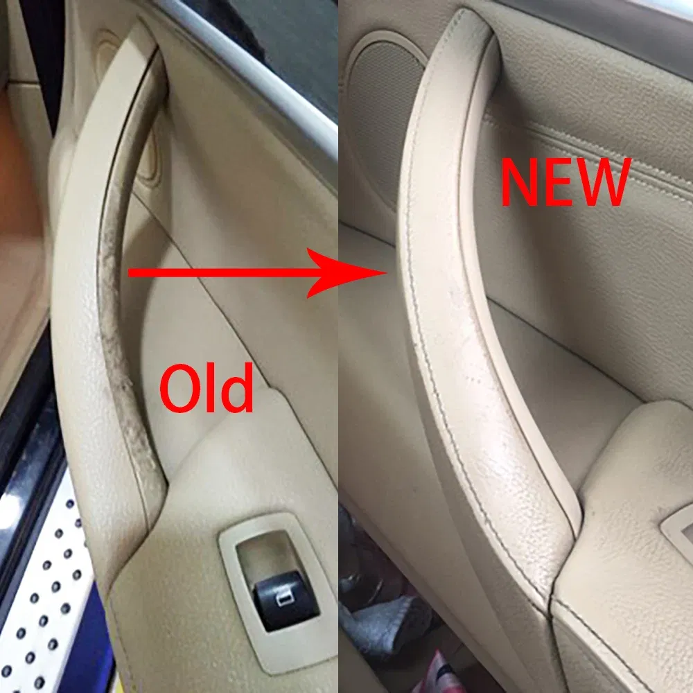 Color: WHITE - Right rudder driving Inner Door Handle For BMW E70 E71 E72 X5 X6 Panel Pull Trim Cover 5141-6969 401 5141 6969 402 Black Beige