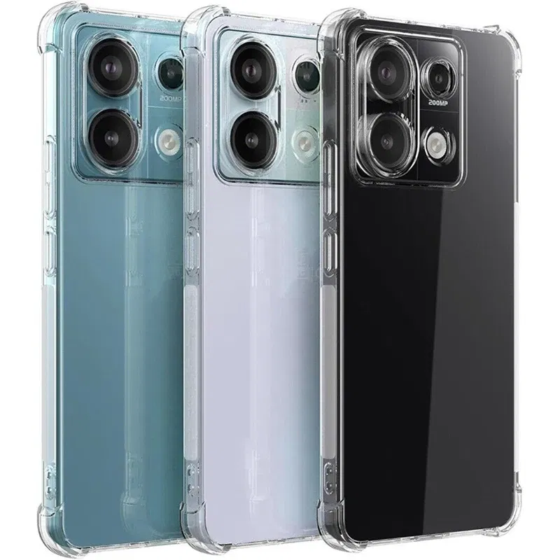 Color: PURPLE - Luxury Clear Shockproof Case For Xiaomi Redmi Note 13 12 11 Pro Plus Phone Cover on Redmi Note 10 9 PRO MAX 10S 9S Back Cover