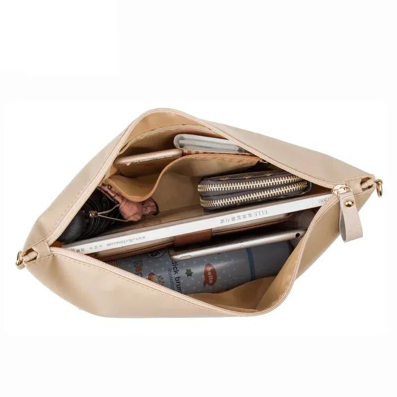 Color: SKY BLUE - Nylon Organizer Insert Bag Women Nylon Travel Insert Travel Makeup Bag Traveling Multi-functional Makeup Insert Bags