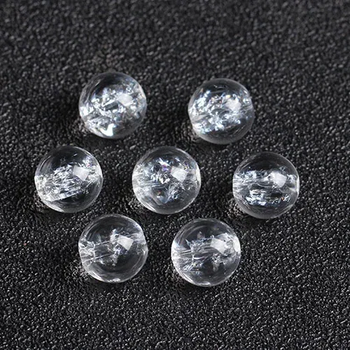 Item Diameter: 16mm - 4A Natural Himalaya Quartz Crystal Single Bead DIY Jewelry Making