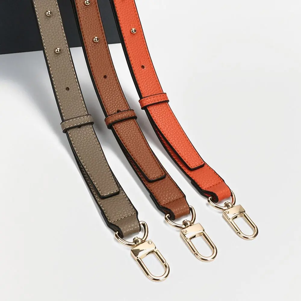Color: Chocolate - Genuine Leather Handbag Strap Shoulder Crossbody Bag Strap Modifications Wide Shoulder Strap Replacement Strap