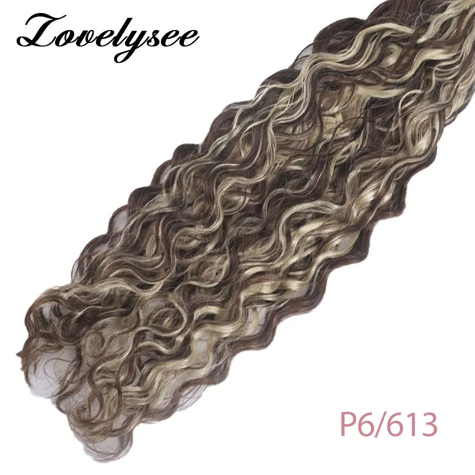 Color: P6/27, Length: 14 inches, Items per Package: 20 pcs - Water Wave Tape in Human Hair Extensions 2g/pcs Dark Brown Real Human Hair Adhesive Invisible Keratin Hair Extensions for Women