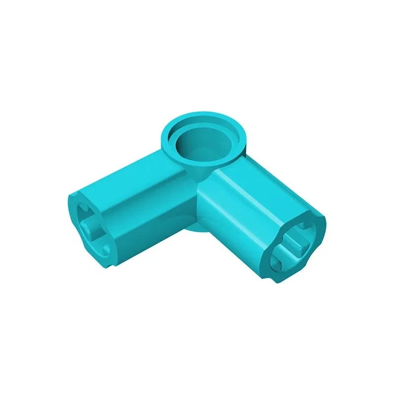 Color: Dark Khaki - Gobricks GDS-921 Technical, Axle and Pin Connector Angled #6 - 90 degrees compatible with lego 32014 pieces of children's DIY