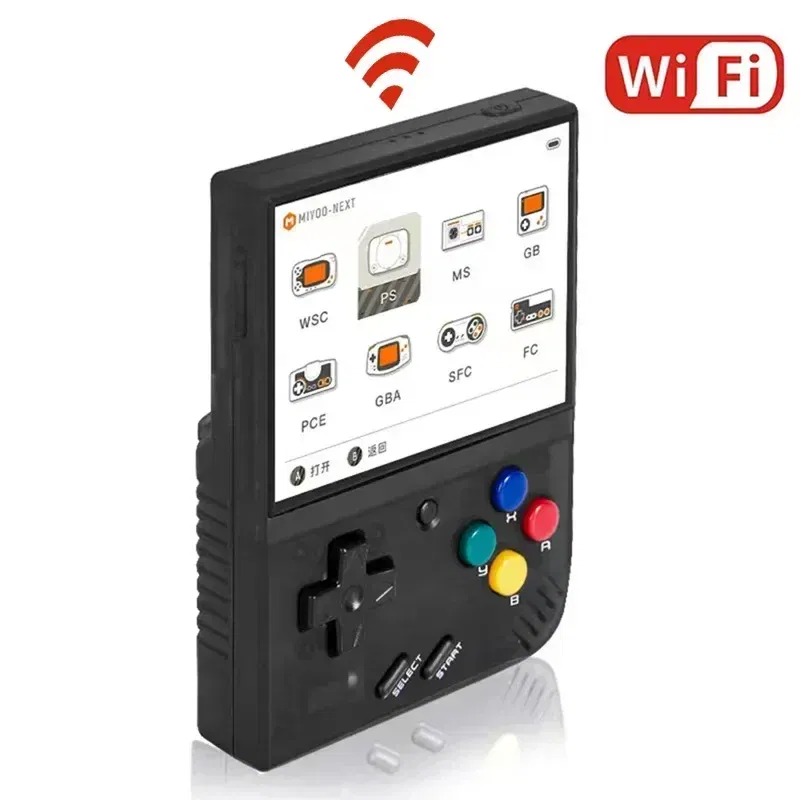 Color: Silver, Bundle: Bundle 2 - MIYOO Mini Plus Portable Retro Handheld Game Console V2 Mini+ IPS Screen Classic Video Game Console Linux System Children's Gift