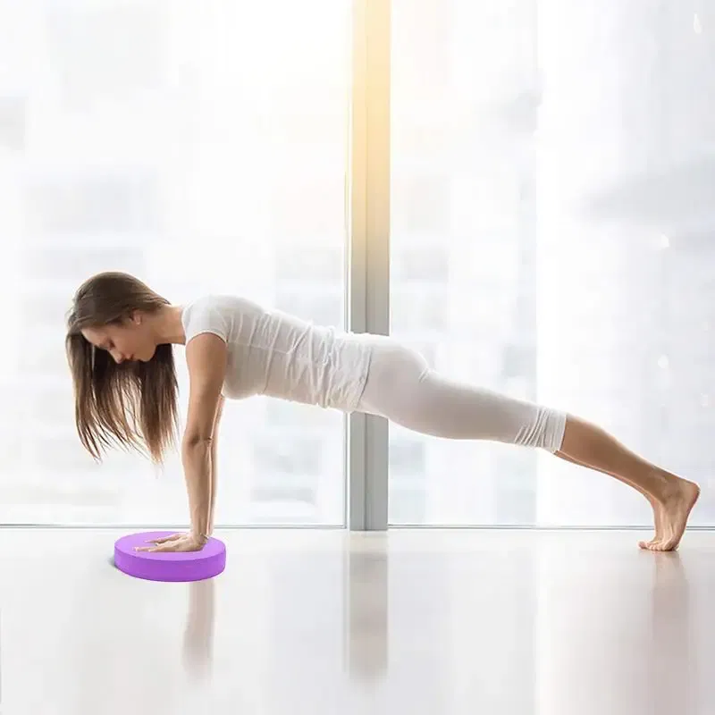 Color: PURPLE, Ships From: CHINA - Yoga Balance Pad Stability Cushion Foam Board Workout Exercise Trainer Anti-Slip Comfortable Stability Training Balance