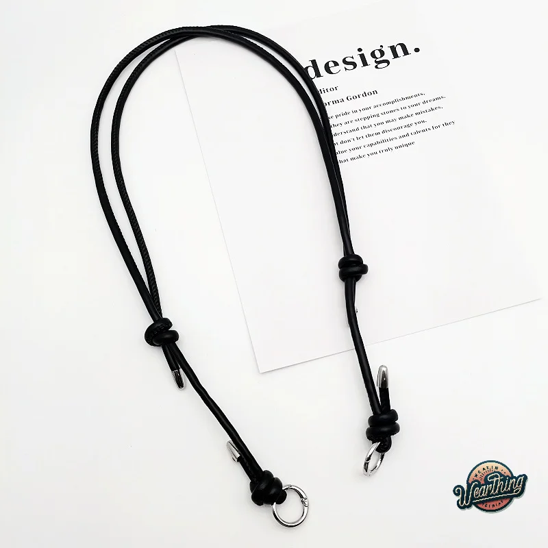 Color: Dark Brown - Long Leather Shoulder Strap Crossbody Bag Adjustable Replacement Belt Handbag Strap Accessories DIY Bag Belt For Handbags