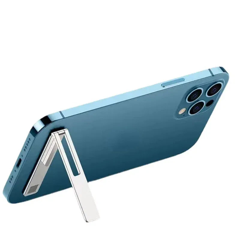 Color: Black - 1pc Zinc Alloy Cellphone Stand Holder Replicate Portable Universal Mobile Phone Stand Support Mobile Phone Accessories Holder