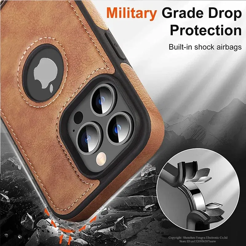 Color: Beige, Material: Cotton Fabric - PU Leather Kickstand Phone Cases for iPhone 15 Pro Max 14 Plus 11 13 12 Mini Mobile Case with Holder Luxury Slim Shell Cover