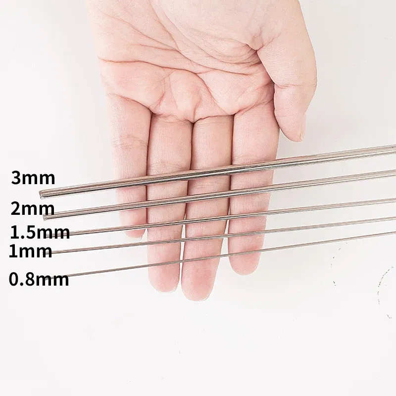 Specification: M32, Ships From: CHINA - 500mm/20pcs Stainless Steel Spring Wire DIY Accessori Full Hard Wire Straight WireSpring Steel Wire
