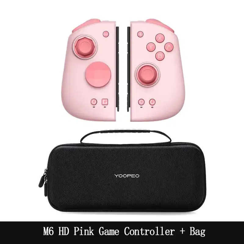 Bundle: Bundle 1, Color: black, Ships From: CHINA - New! M6s Gemini 2 Gamepad Console for Nintendo Switch Joy-con Game Handle Grip Bluetooth Wireless Controller for Switch OLED