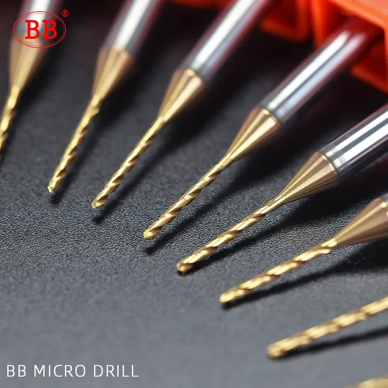 Hole Diameter: 12.3mm - BB 2.03-3.75mm Micro Drill Mini Coated Solid Carbide Bit Metal Iron Steel Hole Drilling 3xD Cutting Length D=4mm CNC Tool 1pcs