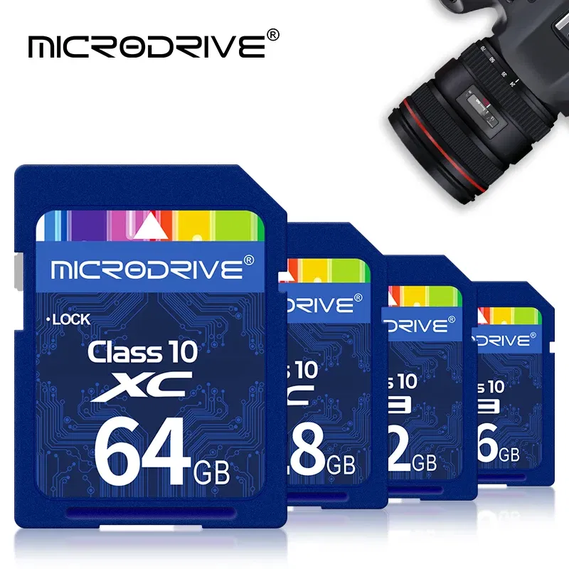Capacity: 64 GB - High speed Class10 SD Card 32GB SD card 128G 64GB 32GB 16GB carte sd Memory Card sd pendrive for camera Microdrive