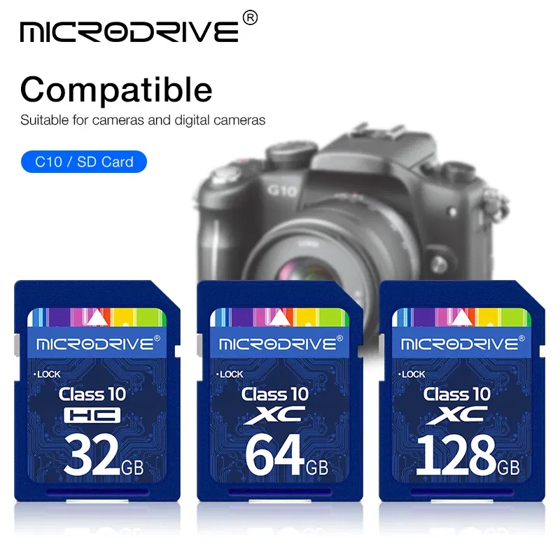Capacity: 128 GB - 4K HD Camera Memory SD Card 128GB 16GB 64GB 32GB SD 4K Video Camera Flash usb stick sd cards Class 10 for camera