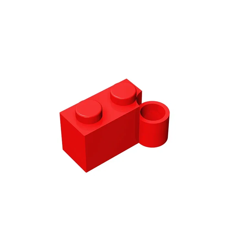 Color: Dark Khaki - Gobricks GDS-809 HINGE 1X2 LOWER PART compatible with lego 3831 children's DIY Educational Building Blocks Technical