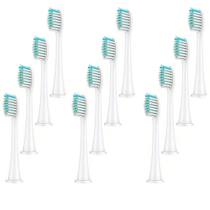 Color: Brown - Electric toothbrush head, replaceable sonic electric toothbrush head, suitable for Philips Sonicare's electric replaceable brush