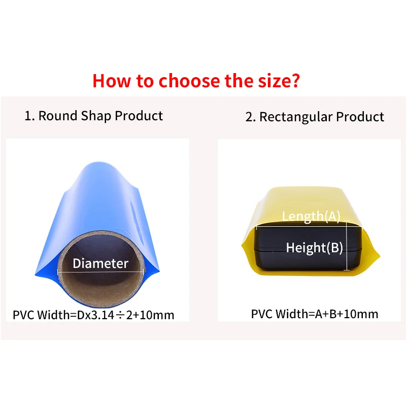 Color: Clear, Length: 5m, Inside Diameter: 4mm - 1/5/20M 18650 Battery PVC Heat Shrink Tube Pack 10mm~ 100mm Insulated Film Wrap Lithium Case Protection Cable Sleeve Transparent