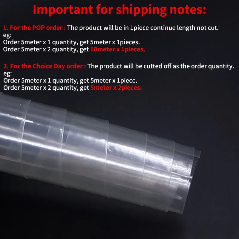 Color: Clear, Length: 5m, Inside Diameter: 4mm - 1/5/20M 18650 Battery PVC Heat Shrink Tube Pack 10mm~ 100mm Insulated Film Wrap Lithium Case Protection Cable Sleeve Transparent