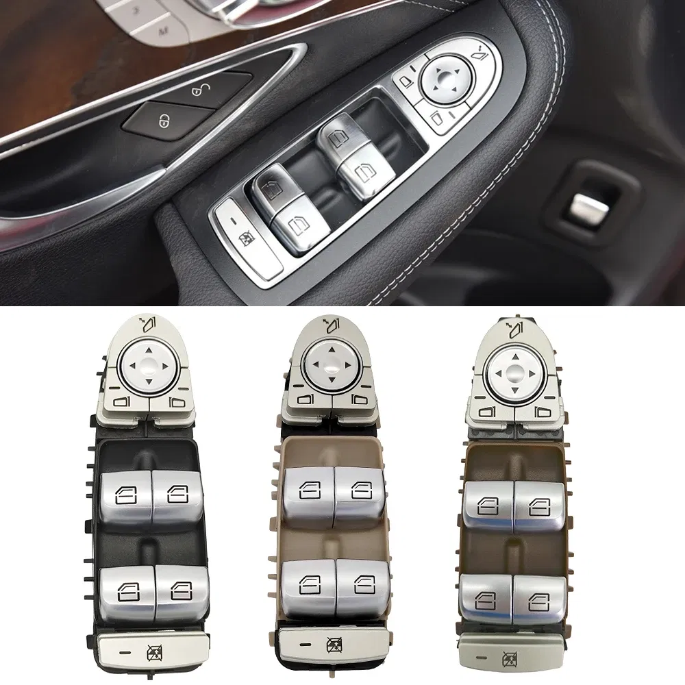 Color: WHITE, Ships From: CHINA - For Benz W205 W253 W213 Car Electric Power Master Window Switch For Mercedes C E GLC Class 2015-2021 C200 E260 E300 2059056811