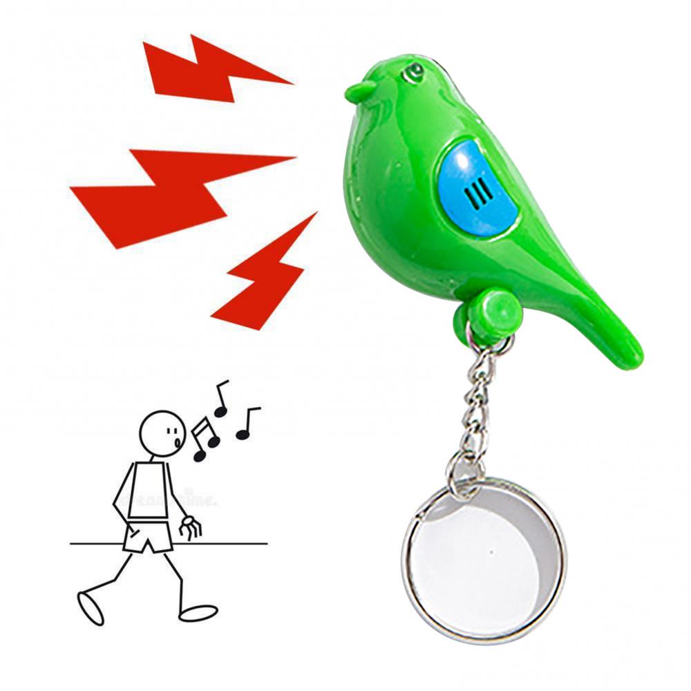 Color: Beige - Funny Key Chains Women Men Whistle Key Finder Flashing Beeping Remote Lost Keyfinder Locator Keyring