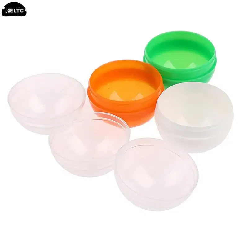 Color: Deep Sapphire - 50pc Mini 28/32MM Clear Transparency Plastic Capsule Toy Surprise Ball Tiny Container Making Things Model Gashapon toy Random