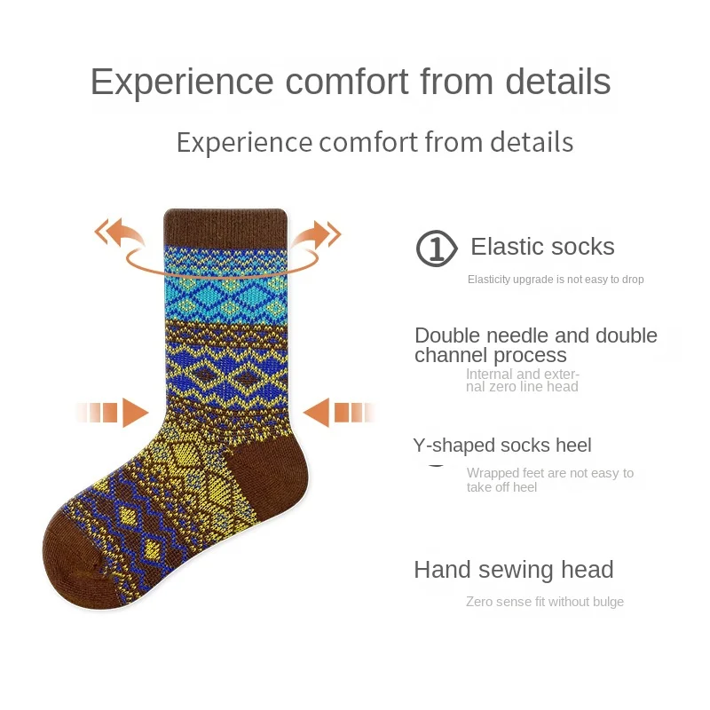 Color: Black, Size: 4-6T - Three Pairs of Spring and Autumn New Children's Double Needle Double Road Boneless Zero Line Combed Cotton Comfortable Socks