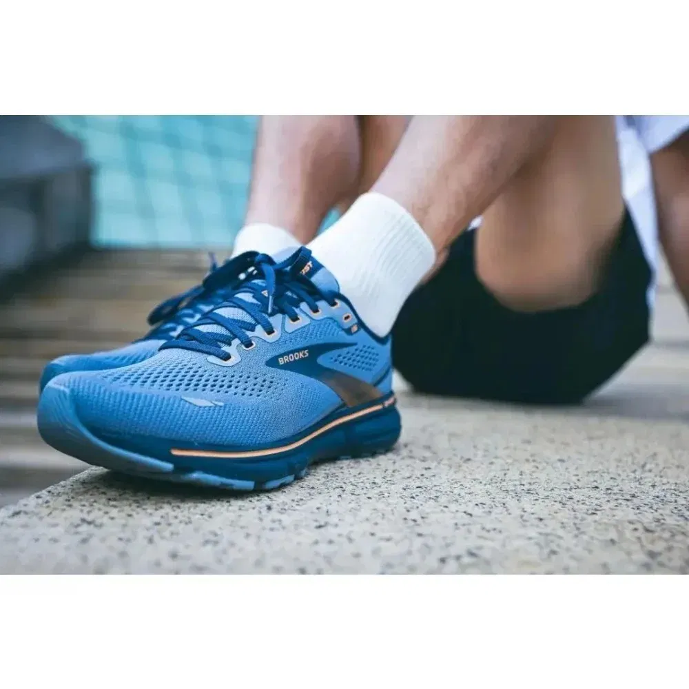Color: GRAY, Shoe Size: 44 - Brooks Ghost 15 Neutral Running & Walking Shoe Men?™s & Women?™s Casual Sneakers Original