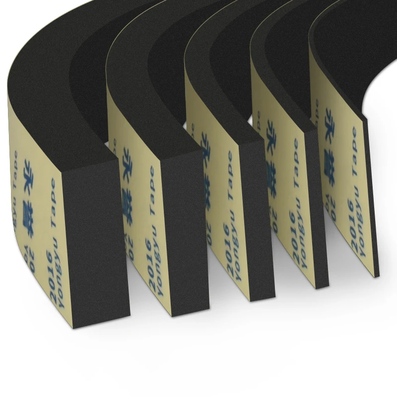 Color: black, Width: 110mm - Rubber Self Adhesive Sponge Seal Strip Single Sided Adhesive EVA Black Foam Anti-collision Seal Gasket Width10-50mm Thick 1-5mm