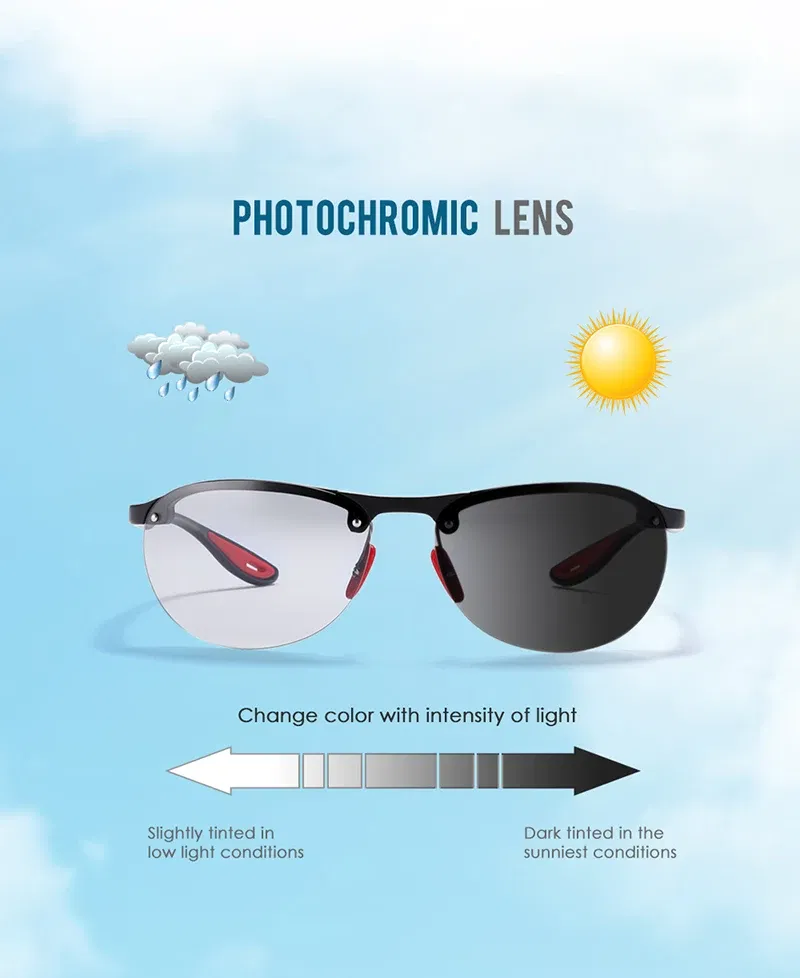Lenses Color: PURPLE - KDEAM Rimless Oval Men's Sunglasses Polarized TR90 Material Frame TAC Polarization Lense Soft Rubber Foot Cover