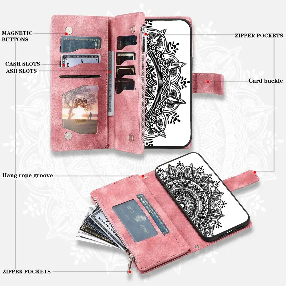 Color: Blue, Material: POLYESTER - CrossBody Strap Zipper Wallet Coque for Samsung Galaxy A71 A51 A50 A41 A21S A30 A70 A50S A20 A31 A30S A10 A20E A 51 70 Flip Case
