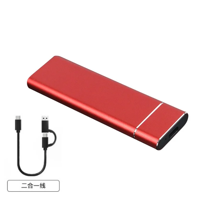 Color: Blue - Aluminum Alloy M.2 HDD Enclosure Case Hard Drive Box B-KEY External Hard Drive Box USB C Interface Support SATA & NVME Protocol