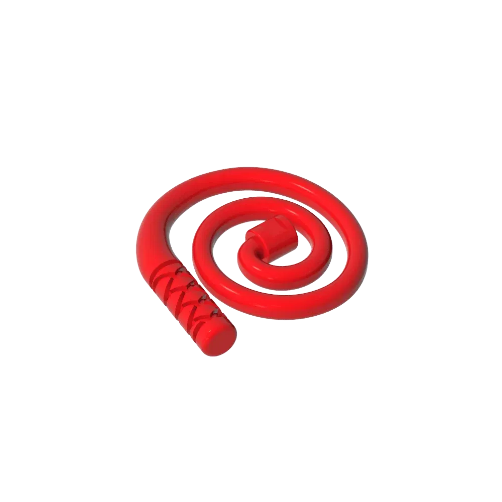 Color: light yellow - Gobricks GDS-M300 Equipment Whip [Coiled] compatible with lego 61975 Assembles Building Blocks children's toys
