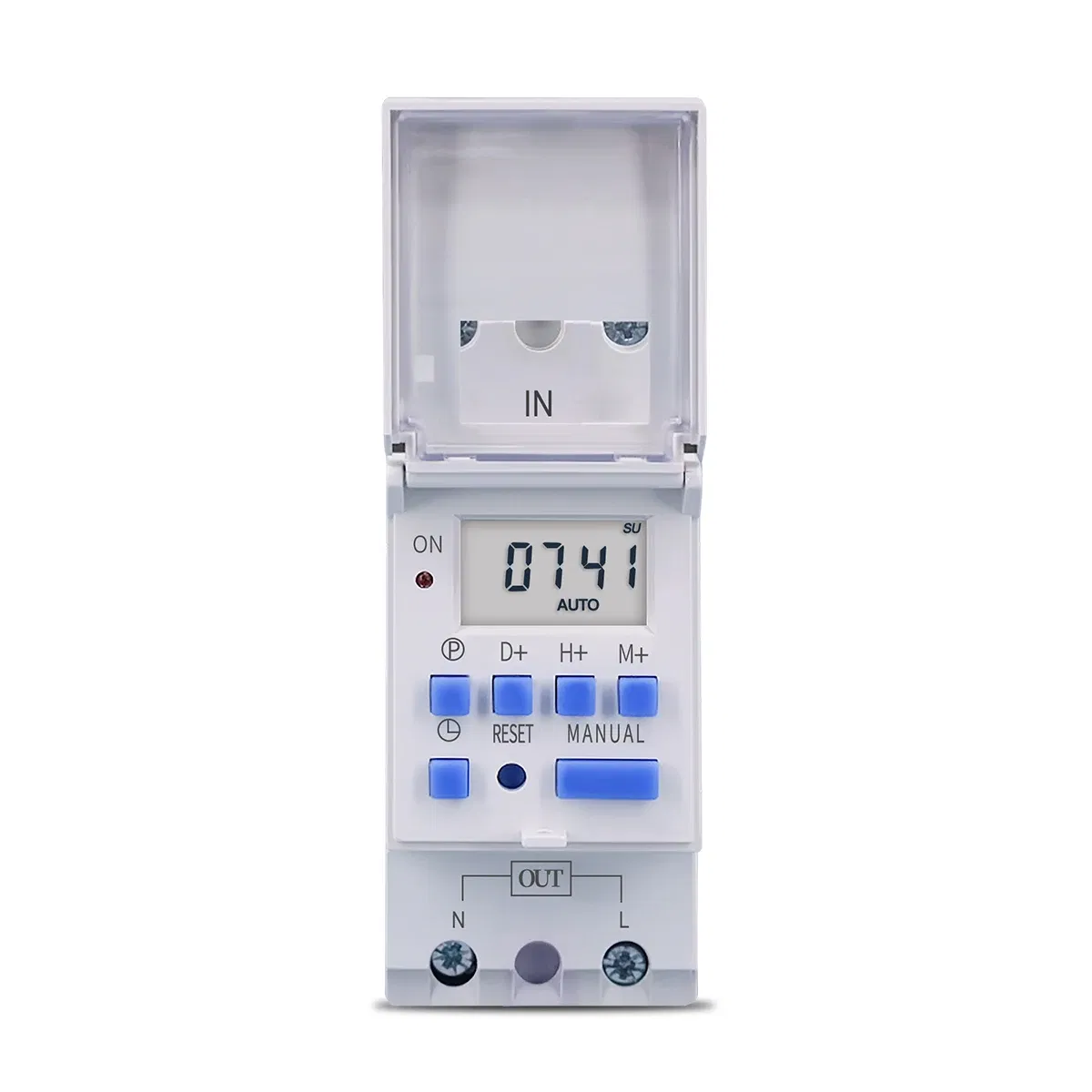 Size: M, Current Range: Current Range 2 - New type Din Rail 2 wire Weekly 7 Days Programmable Digital TIME SWITCH Relay Timer Control AC 220V 230V 12V 24V 48V 16A