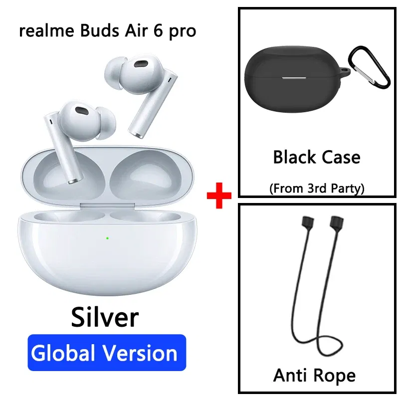 Color: Blue, Ships From: CHINA - New! Global Version Buds Air 6 Pro True Wireless Earphone 50dB Deep Sea Noise Reduction 2.0 Bluetooth 5.3 IP55 Headphone
