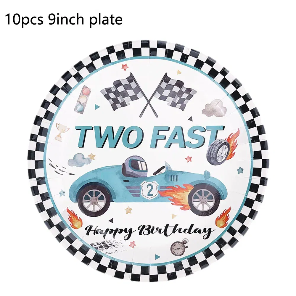 Color: Light Grey, Capacity: 480ml - Racing Car Disposable Tableware PLates Cups Napkin Tablecloth Two Fast Birthday Party Decorations