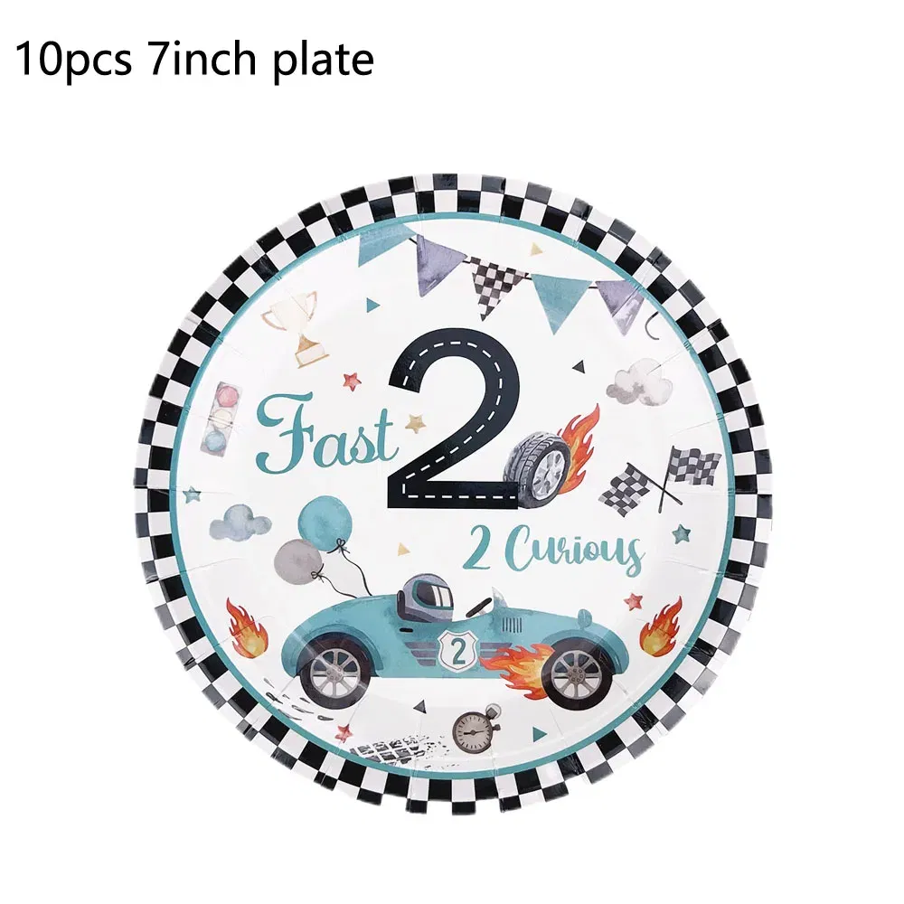 Color: Light Grey, Capacity: 480ml - Racing Car Disposable Tableware PLates Cups Napkin Tablecloth Two Fast Birthday Party Decorations